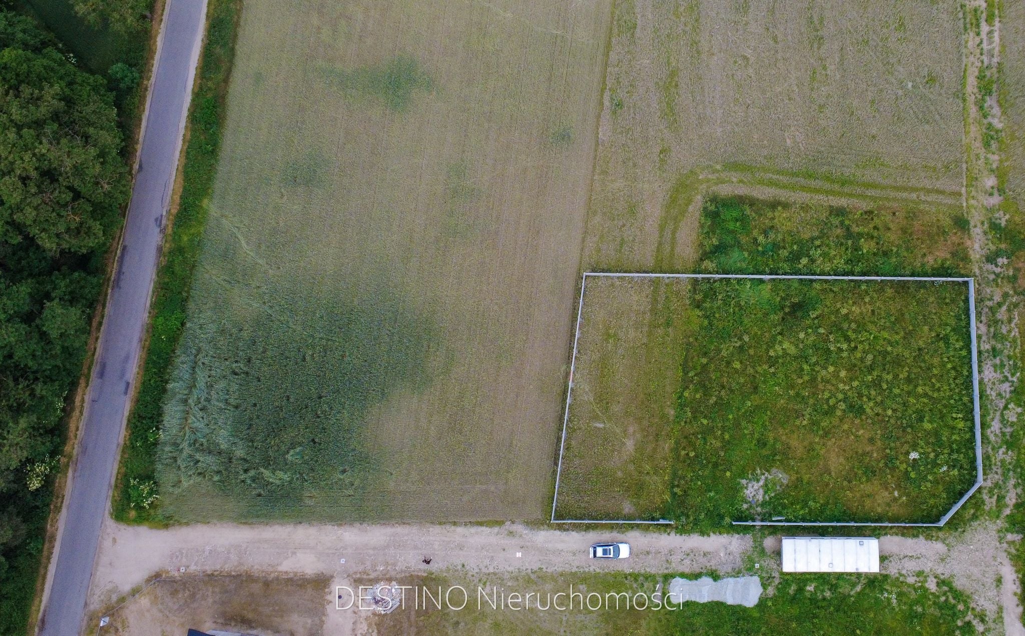 działka pod budowę domu jednorodzinnego 1376 m2 w gminie Ślesin -  Kępa  -
Zdjęcie nr 2