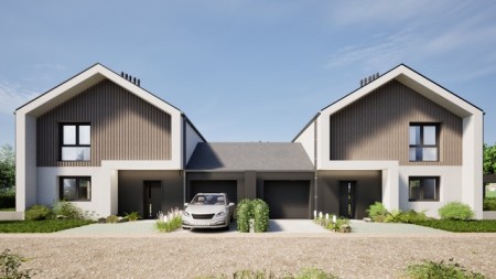 na sprzedaż bliźniak 118 m2 w nowoczesnej formie - Kalisz   -
