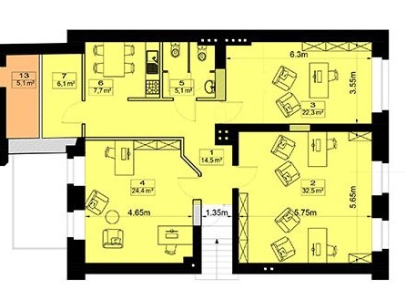 lokal użytkowy 112 m2 do wynajęcia w centrum Kalisza - Kalisz   -
Zdjęcie nr 11